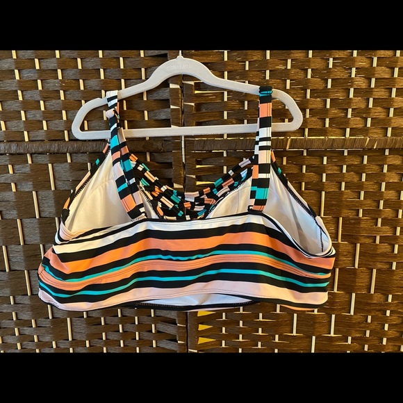 Torrid Multi Stripe Wireless Bikini Top - Picture 5 of 7